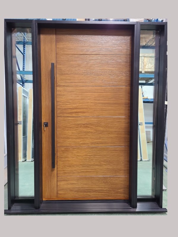 42'' Wide Fiberglass Door with 2 Sidelights