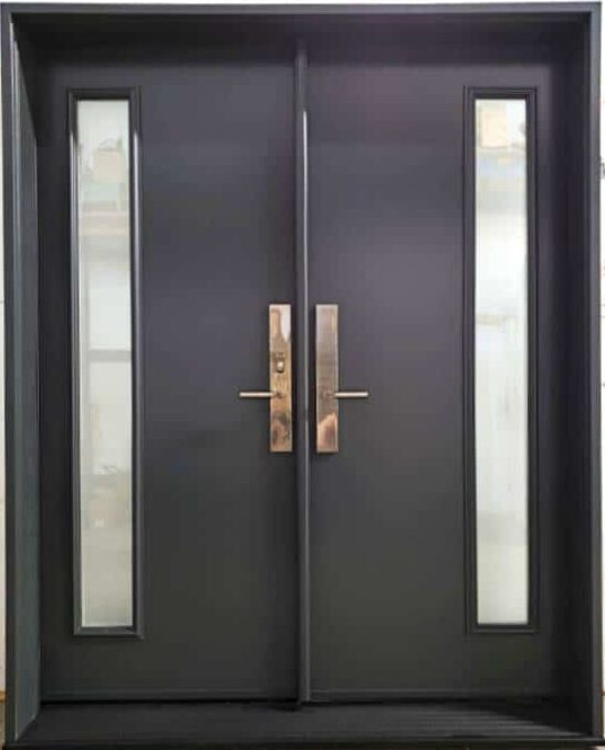 modern front door double multi lock