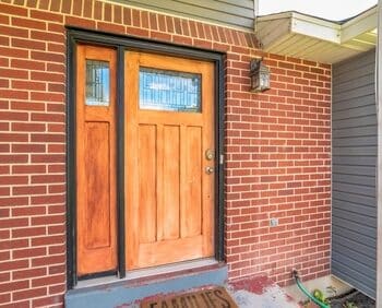 Front Entry Door with Transom