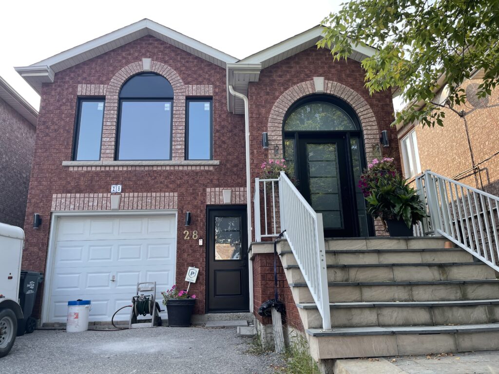 house with windows and doors