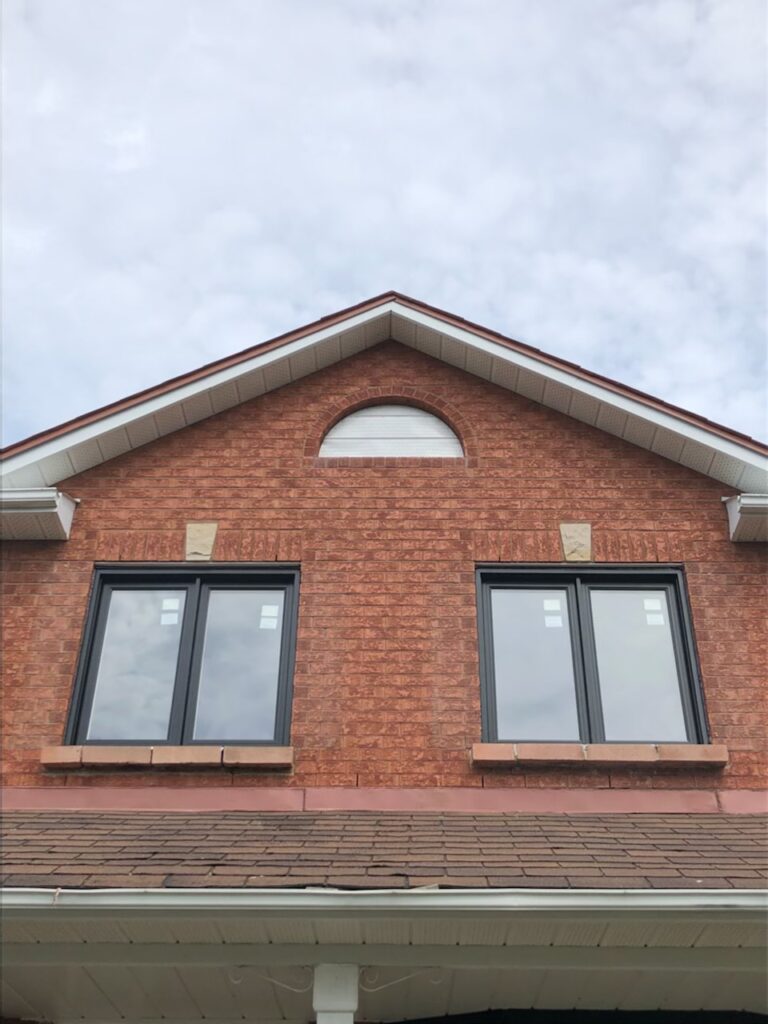 a house with casement window