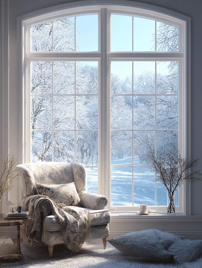 Toronto Winter scene with comfort inside